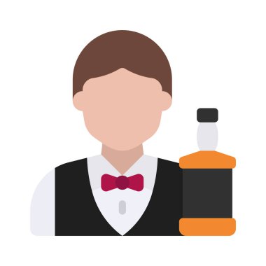 Barmen web simgesi vektör illüstrasyonu