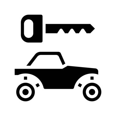 Böcek Kiralama Anahtarı, vektör illüstrasyonu