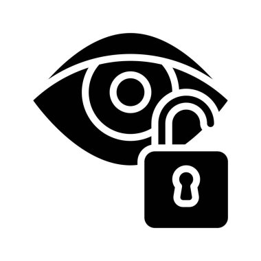 Retina Web simgesi vektör illüstrasyonunu aç