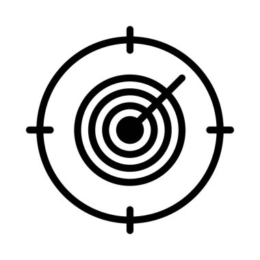 Hedef Ağ ikonu vektör illüstrasyonu hedefleniyor