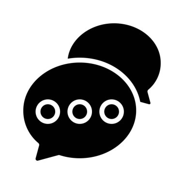 ileti simgesi, vektör illüstrasyonu 