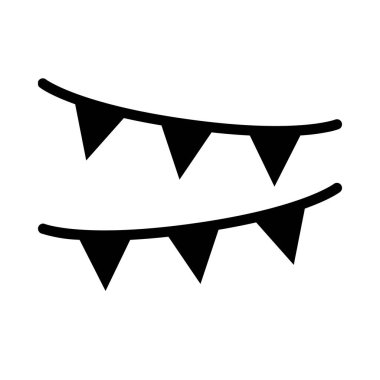 karnaval partisi simgesi, vektör illüstrasyonu     