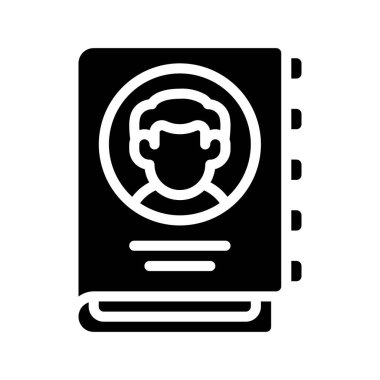 Kişi Listesi simge vektör illüstrasyon tasarımı      