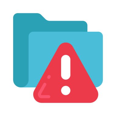 Önemli Dizin simgesi, vektör illüstrasyonu 