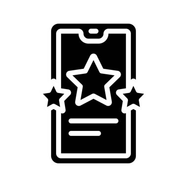 Mobil İnceleme Ağ ikonu vektör çizimi