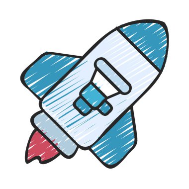 Pazarlama Kampanyasını Başlat Web simgesi, vektör illüstrasyonunu                      