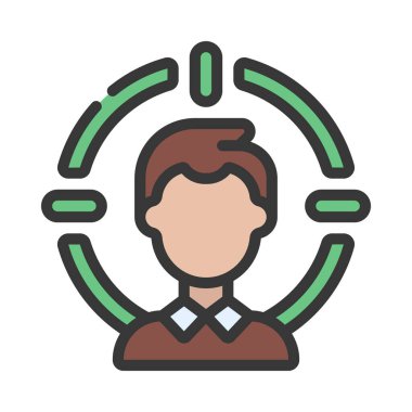 avatar male icon, vector illustration