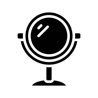 Ayna Web ikonu vektör illüstrasyonunu Yapılandır