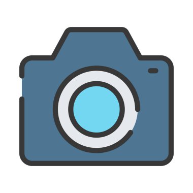 Kamera web simge vektör çizim