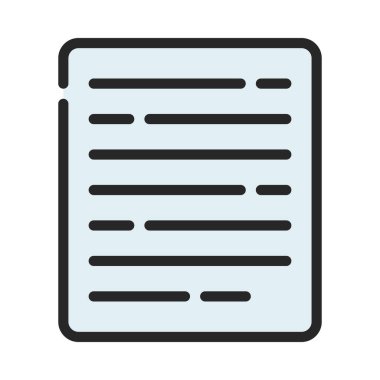 notlar simgesi, vektör illüstrasyonu basit tasarım