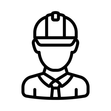 Site Yöneticisi web simgesi düz tasarım, vektör illüstrasyonu