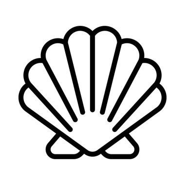 Deniz kabuğu simgesi, anahat stili