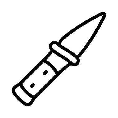 Düz bıçak simgesi, vektör illüstrasyonunu değiştir 