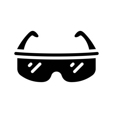 göz gözlük simge vektör çizim