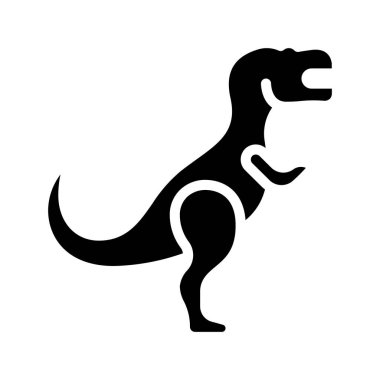 T Rex web simgesi vektör illüstrasyonu