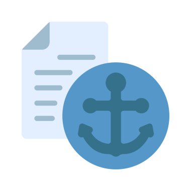 çapa simgesi vektör illüstrasyonu