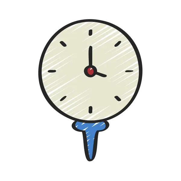 Icono Web Tee Time Ilustración Vectorial — Vector de stock