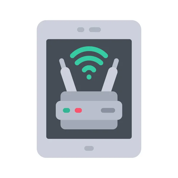 Internet Router Vector Icon — Stock Vector