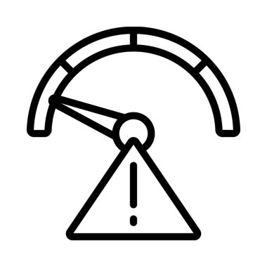 Düşük Risk simgesi, vektör illüstrasyonu basit tasarım