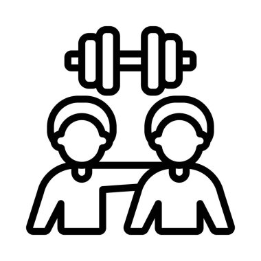 Jimnastik Dostları Web simgesi çizimi