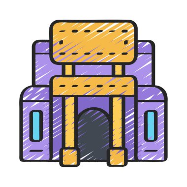 Casino web simgesi vektör illüstrasyonu