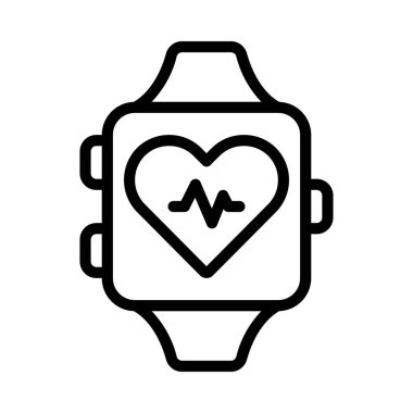 fitness web simgesi vektör çizimi