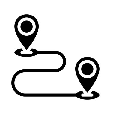 Seyahat web simgesi çizimi arasındaki Büyük İğneler