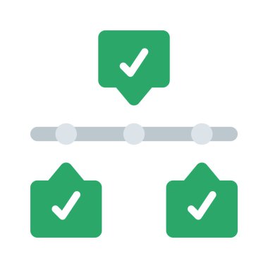 Zaman çizgisi web simgesi vektör çizelgesi çizimi                    