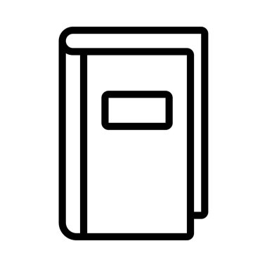 Kitap Önü Kapağı, vektör illüstrasyonu