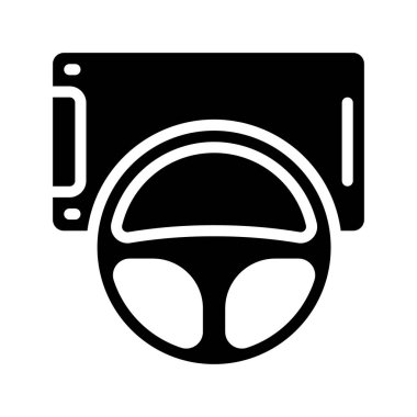 Mobil Direksiyon Ağı vektör çizimi