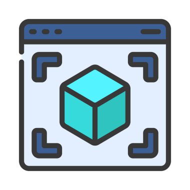 Nesneleri Yakala Web simgesi vektör resimlemesi