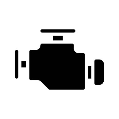 Motor simgesi vektör illüstrasyonu