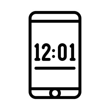 Cep Telefonu Web simgesi çizimi Zamanı