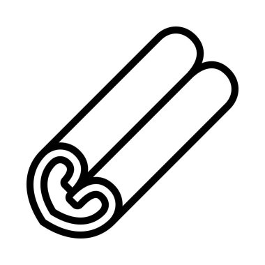 Tarçın Web simgesi vektör illüstrasyonu