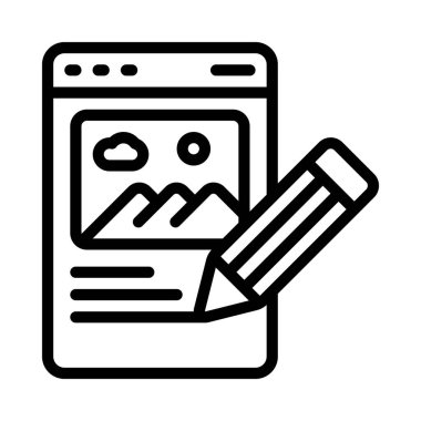 Günlük simgesi vektör illüstrasyon tasarımı