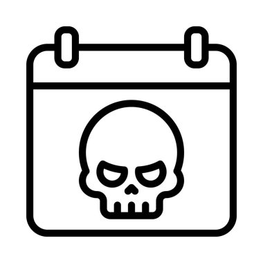 Zaman bitimi Takvim simgesi, vektör illüstrasyonu 