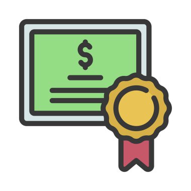 Bond Kalitesi web simgesi vektör çizimi