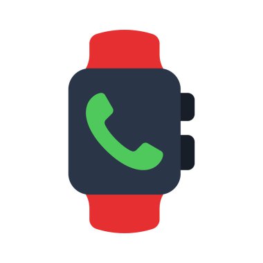 Akıllı Saat Telefon Arama simgesi illüstrasyonu 