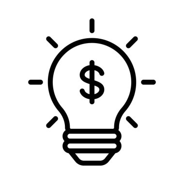 Financial Ideas icon, vector illustration                                                    