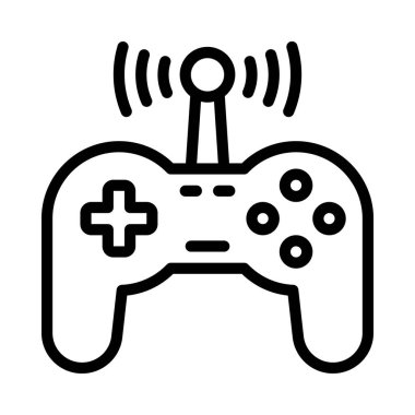 Canlı Oyun Web simgesi vektör illüstrasyonu