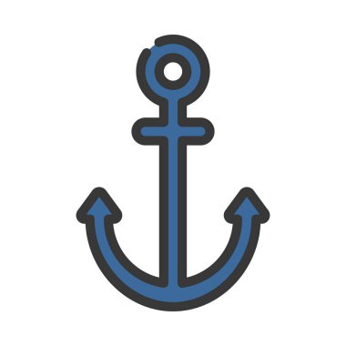 anchor vektör vektör illüstrasyonu 