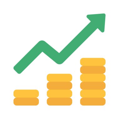 Fiyat Artır Web simgesi vektör çizimi
