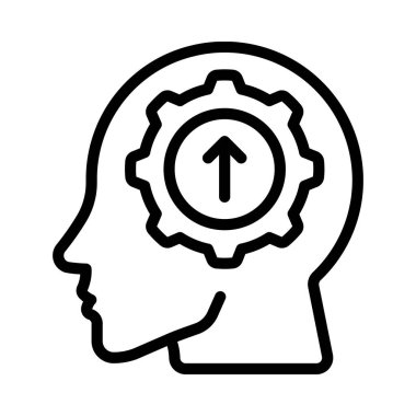 Zihinsel Yetenek Ağı vektör illüstrasyonunu geliştir