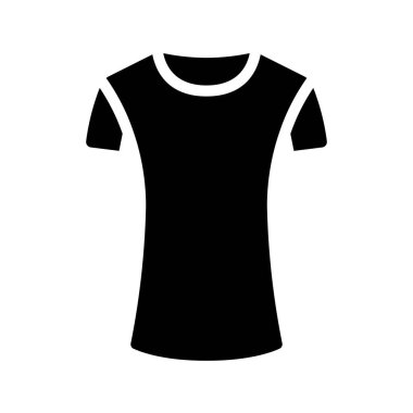 Tişört web simgesi, vektör illüstrasyonu         