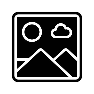 Resim web simge vektör çizim