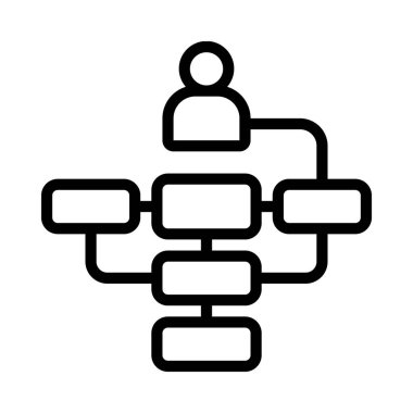 Kullanıcı Akımı web simgesi vektör çizimi