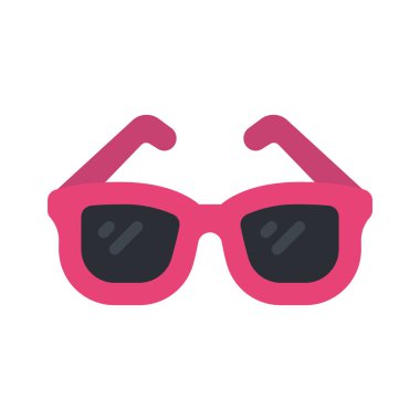 güneş gözlüğü web simgesi vektör illüstrasyonu