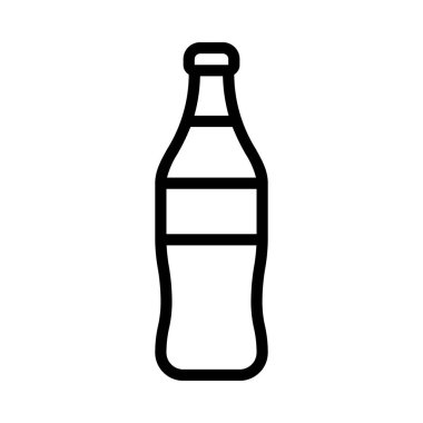 Bir şişe sodanın vektör çizimi 