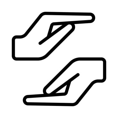 Ellerinizi Birbirinizin Üzerine koyun ikon vektör illüstrasyon tasarımı