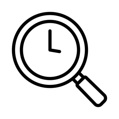 Arama Zamanlayıcısı simgesi, vektör illüstrasyonu  